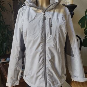 ZeroXposur  Gray Hooded Ski Jacket
